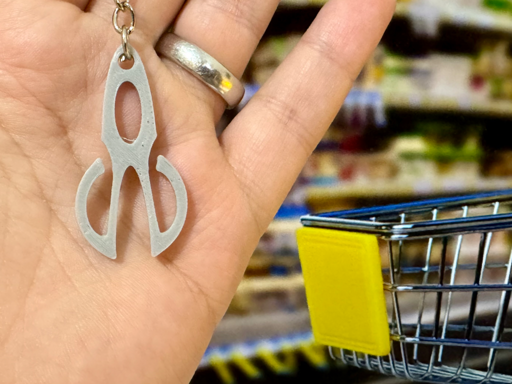 TrolleyRocket - UK £1 Supermarket Trolley Key Coin
