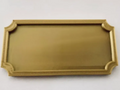 Black name tag