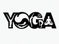 Yoga Word Art – 2D Wall Décor