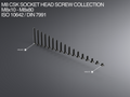 M8 CSK Socket Head Screw Collection M8x10-M8x80