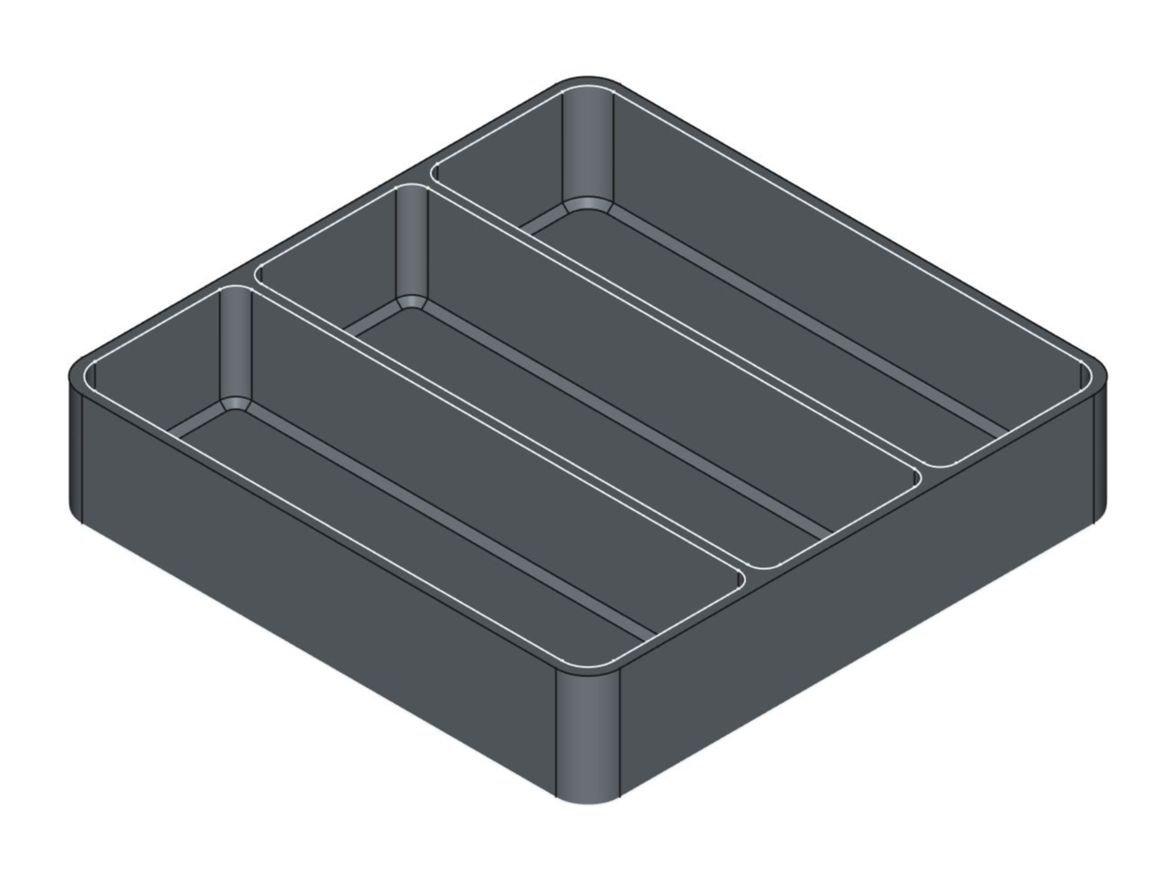 Simple Desk Drawer Organizer
