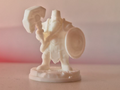 miniatura di paladino chierico nano DnD