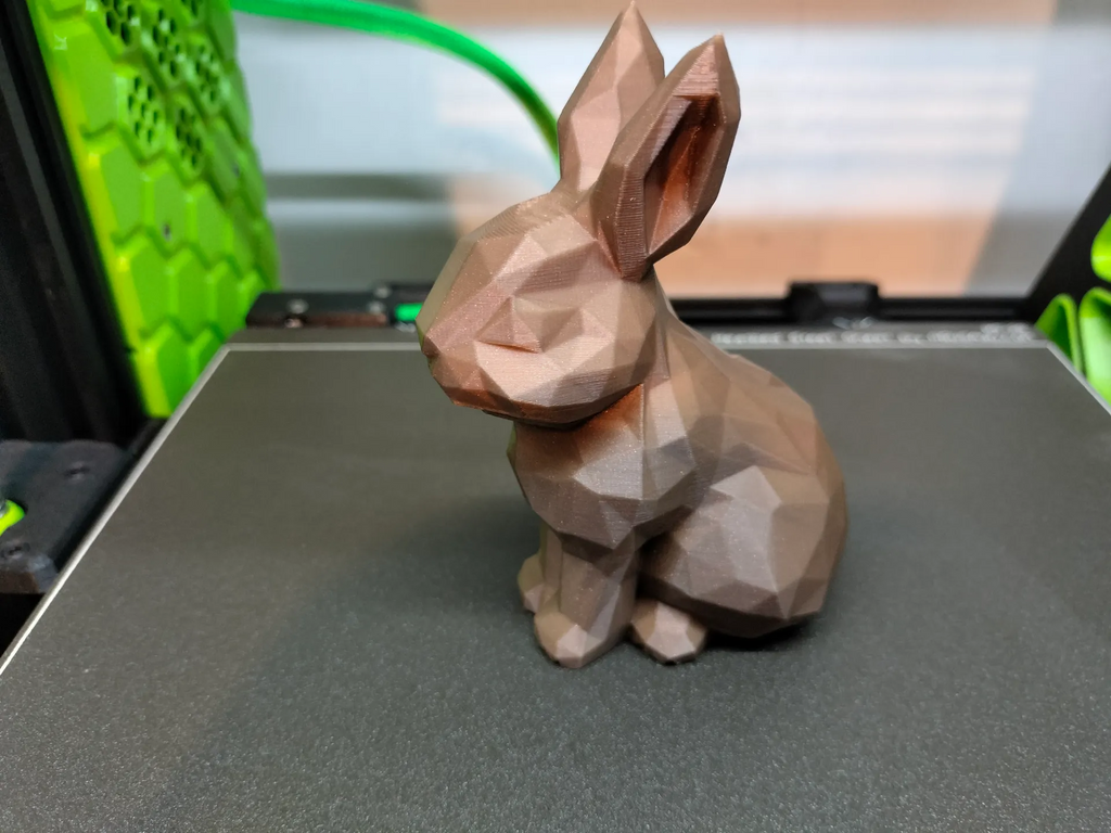 Low poly easter bunny