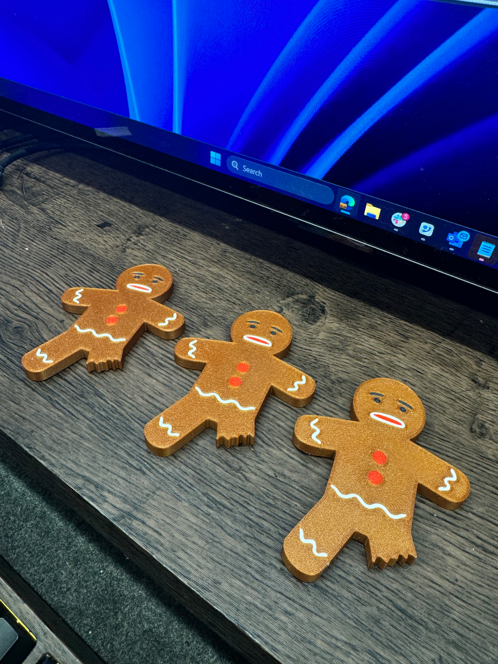 Gingerbread Fridge Magnets