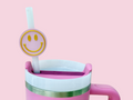 Smiley Face Straw Topper | Stanley Cup Straw Charm