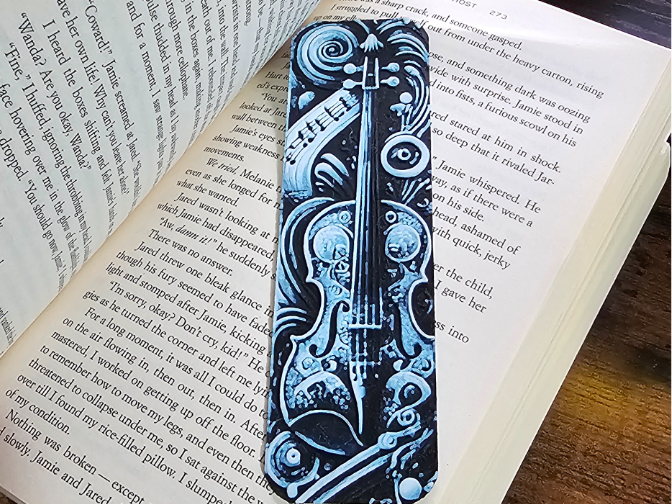 Violin Bookmark