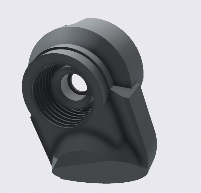 AMS Feeder Adapter w/ PC4-M10 PTFE Fitting Threads