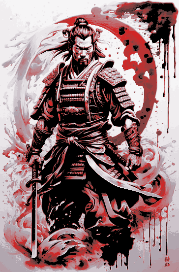 Samurai Warrior ready for battle - Hueforge