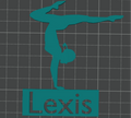 Gymnast decoration