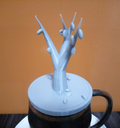 Coffee tree Shaped Cup Lid