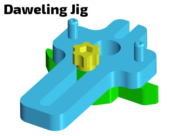Adjustable Daweling Jig Woodworking 8 mm