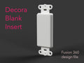 Decora Blank Insert - Fusion 360 file