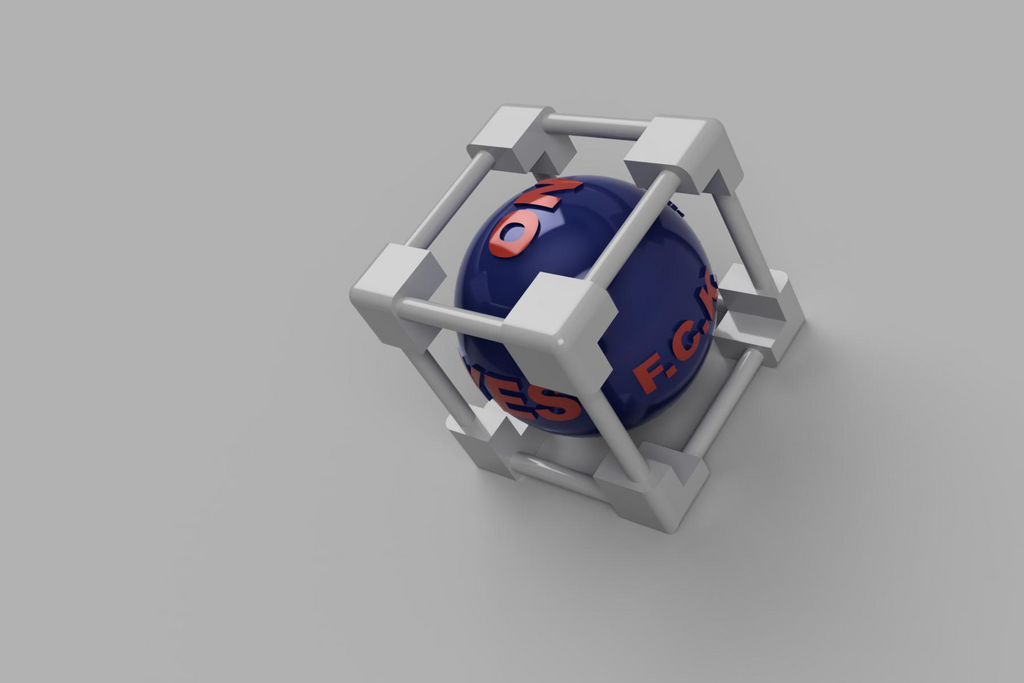 random dice in cage