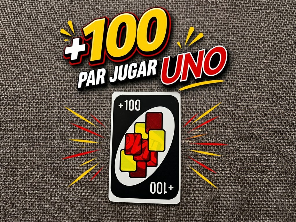 Juego de Mesa - Carta UNO +100
