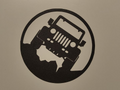 Jeep Wrangler silhouette wall art