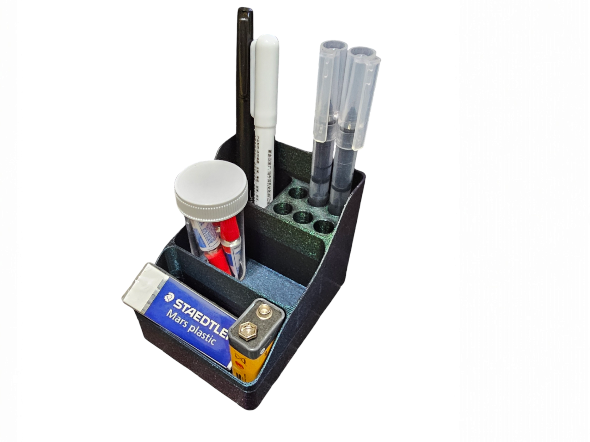 Wave Mini Tiered Desk Organizer