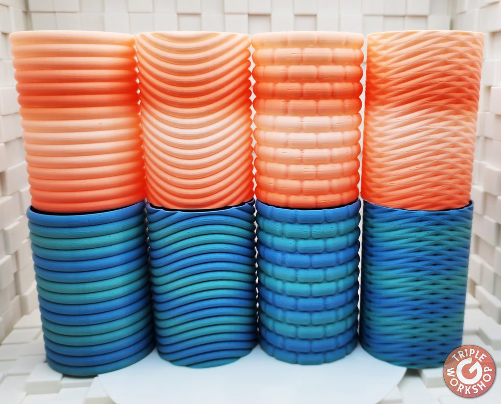 ₒ◯⁰ Bubbly Spiral Vase Set
