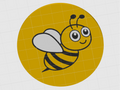 Untersetzer Motiv Biene