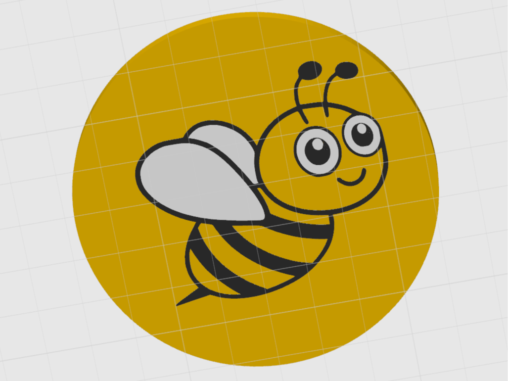 Untersetzer Motiv Biene