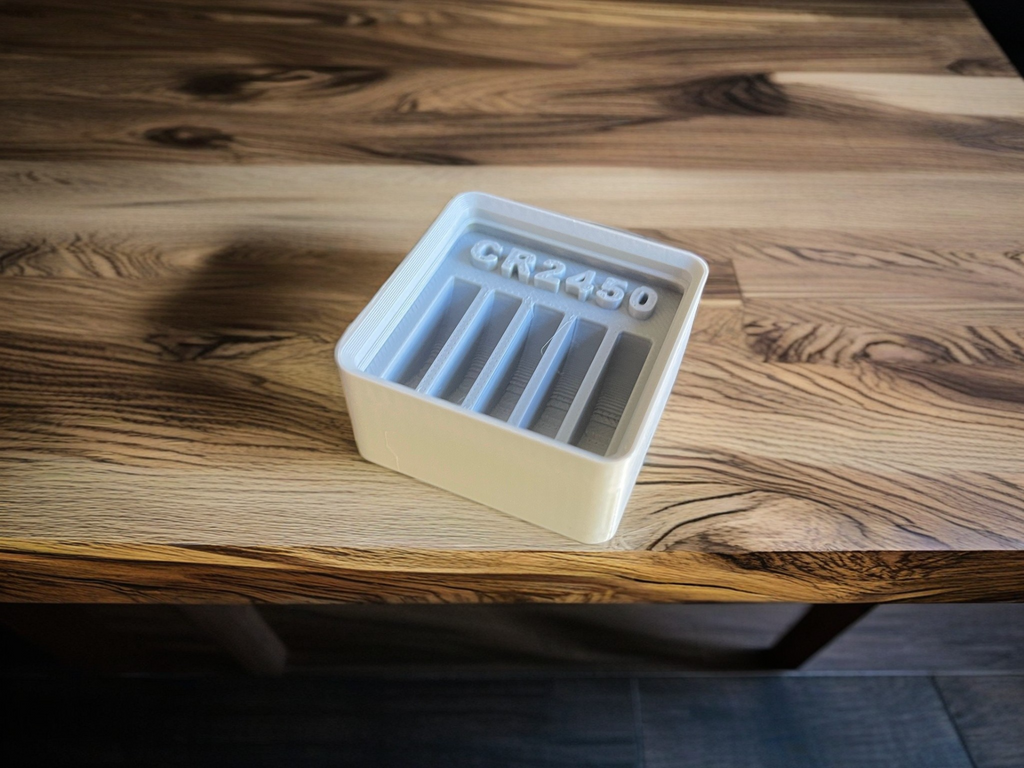 CR2450 Battery Bins LABELED (2u, 4u Gridfinity)