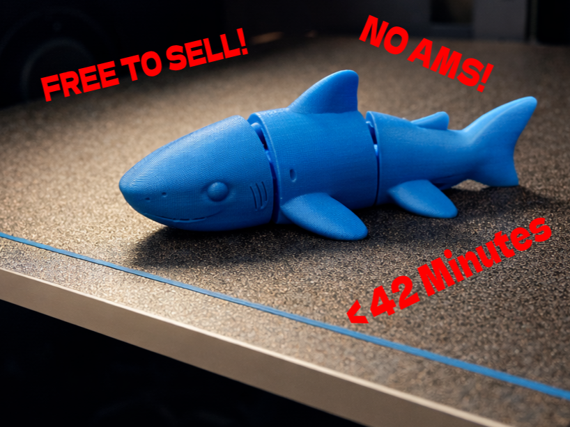 Flexi Shark (PRINT IN PLACE) (FREE TO SELL!!!)