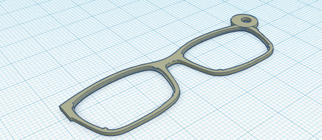 Glasses Keychain