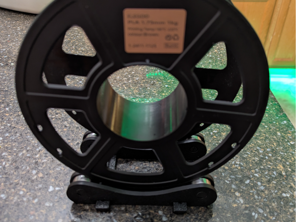 Prusa Spool Holder w/printed pins for bearings