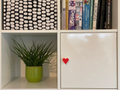 Heart shaped cabinet knob