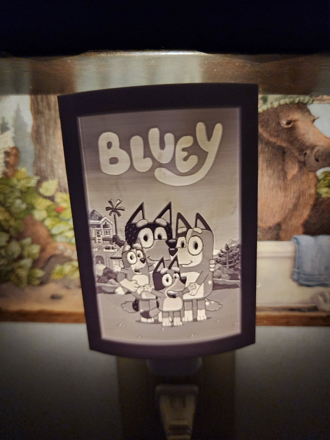 Bluey Lithophane Night Light