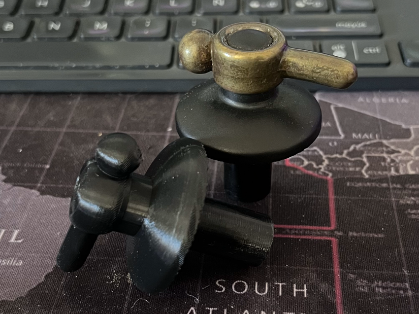 Rustic oven knob "Darina GM241 1E6" like