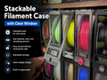 Stackable Filament Case with Clear Window