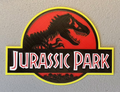 Multicolor Jurassic Park Logo Magnet