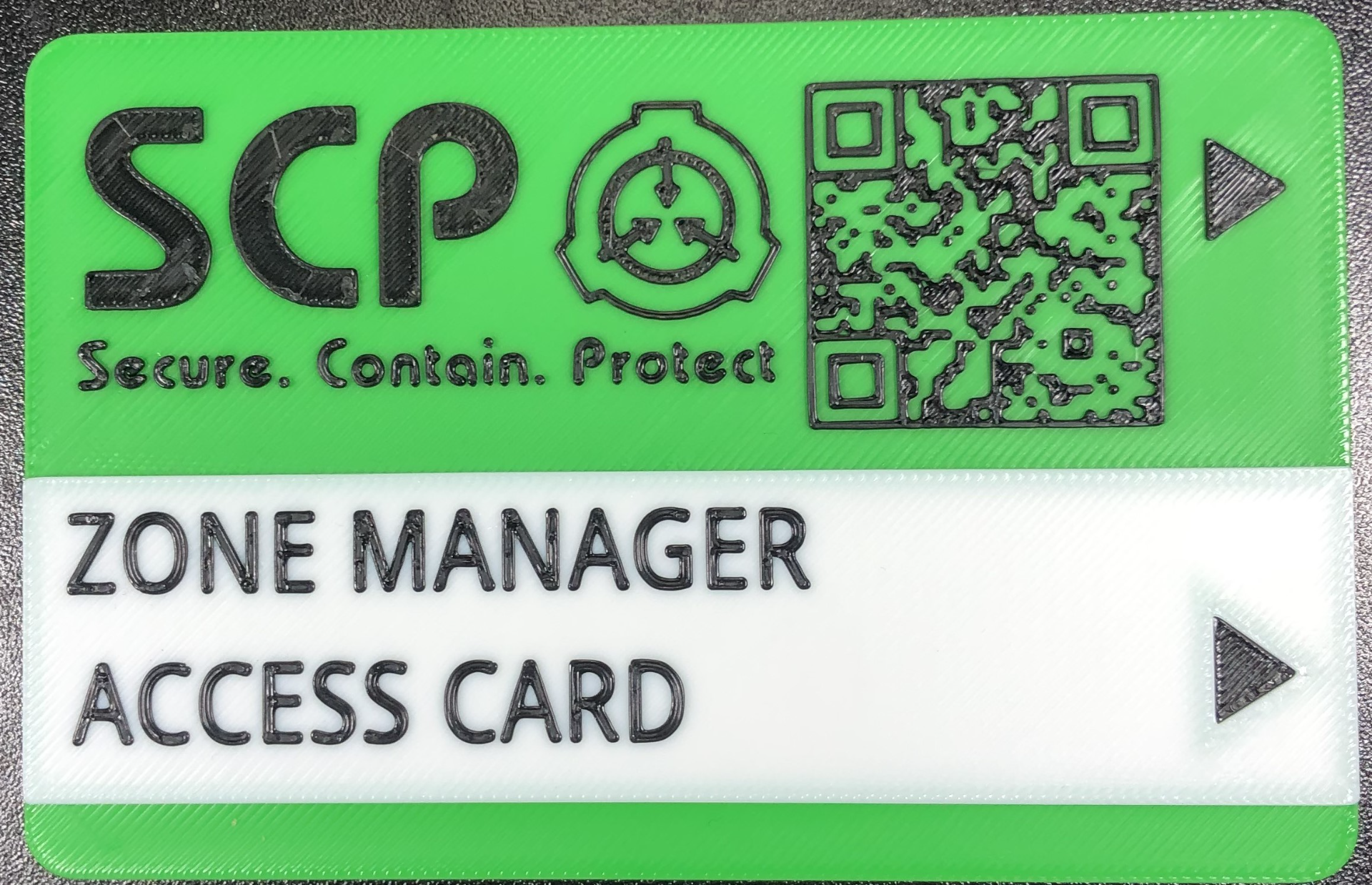 SCP Zone Manager Card|Secret Laboratory Game