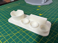 Small Paint Mixing Tray with brush rest