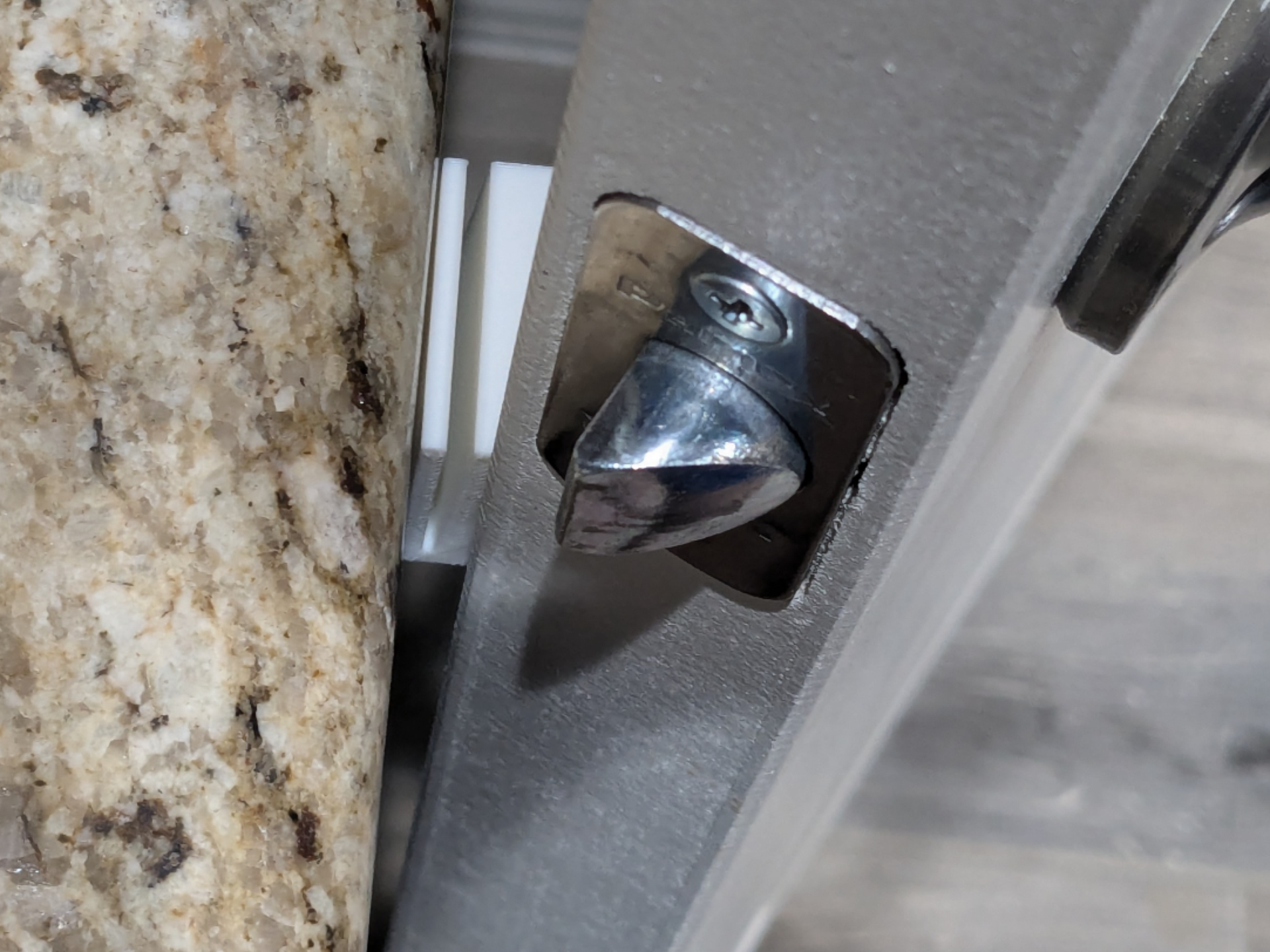 Angled Countertop Door Stopper