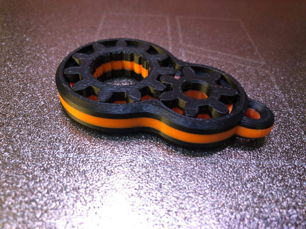 Gear Fidget Keychain 3 colors