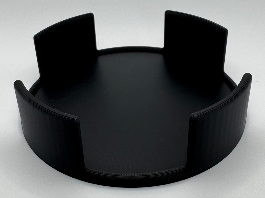 Round coaster stand/holder for drinks, 100x30mm