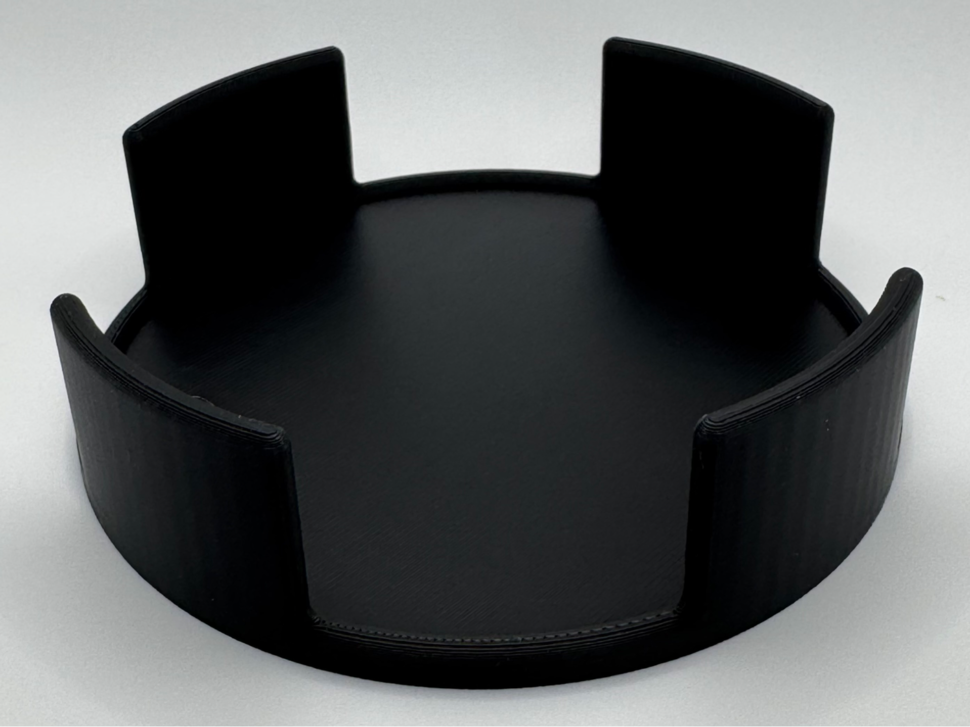 Round coaster stand/holder for drinks, 100x30mm