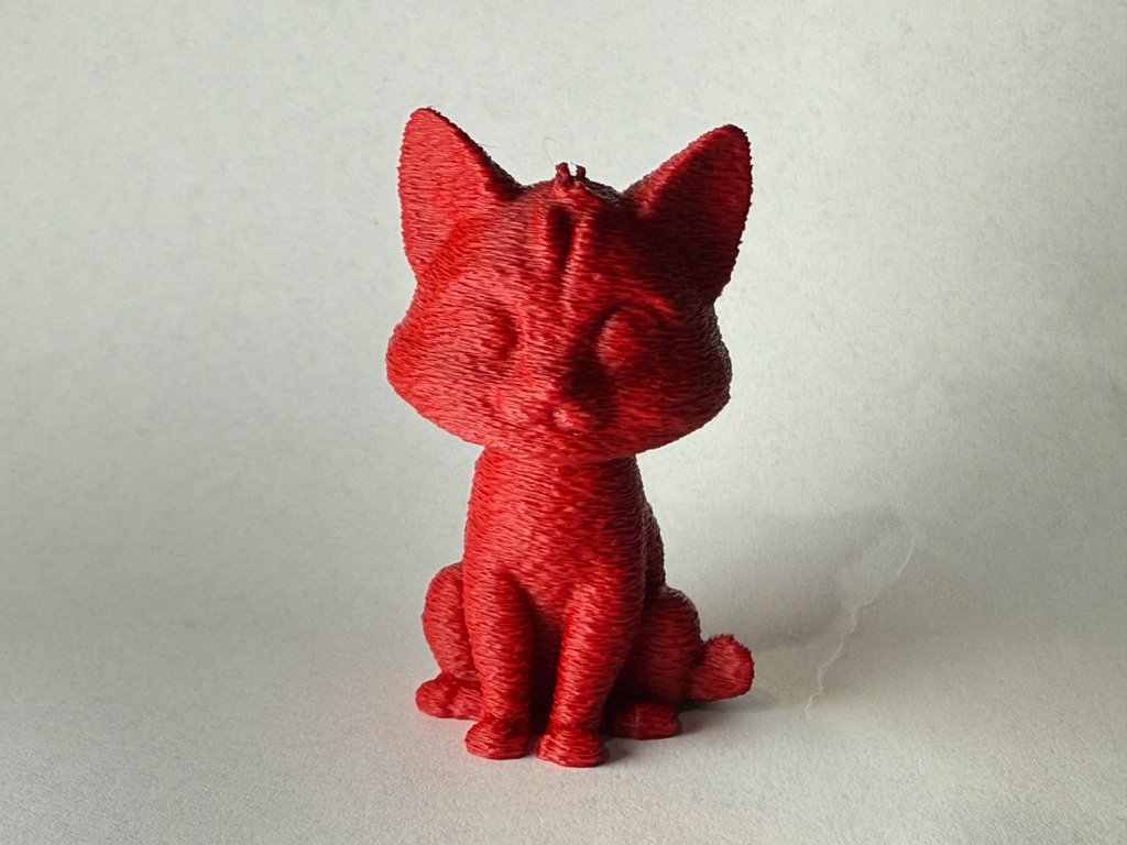 Knitted cute cat