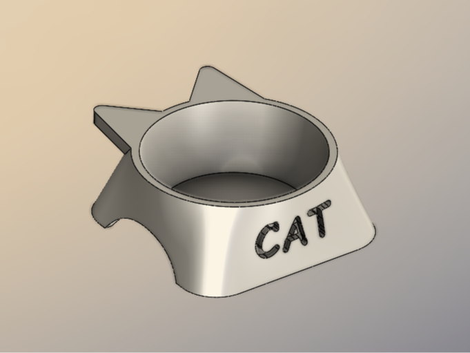 Cute Cat Bowl