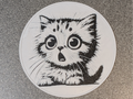 Shocked Cat Coaster 4