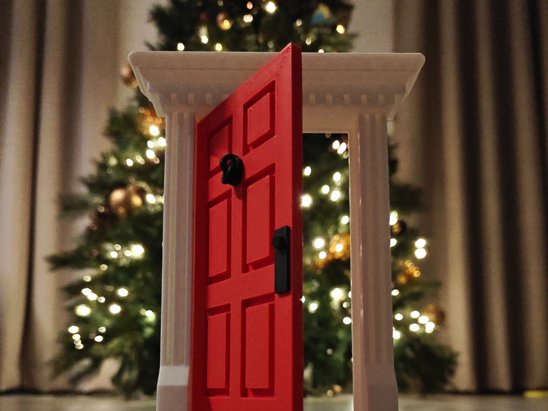Elf door hinged