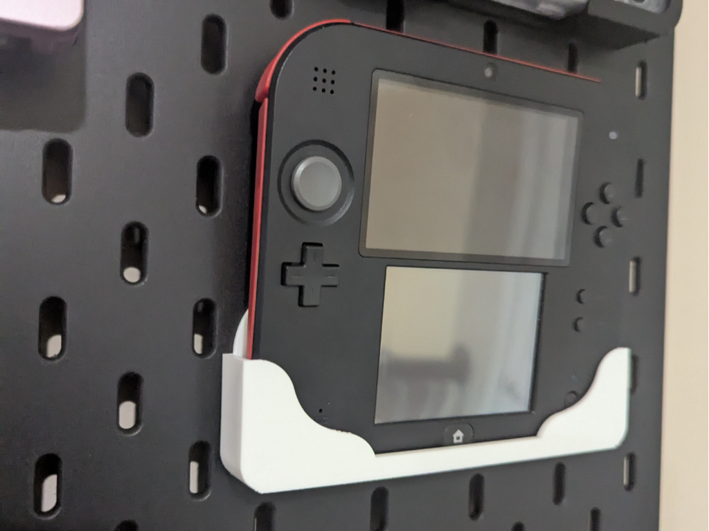 Nintendo 2DS holder for IKEA Skadis