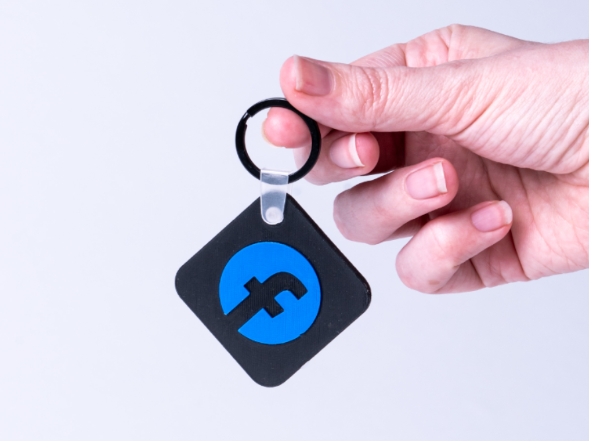 NFC tag and business card: Facebook