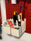 Pegboard compartment organizer