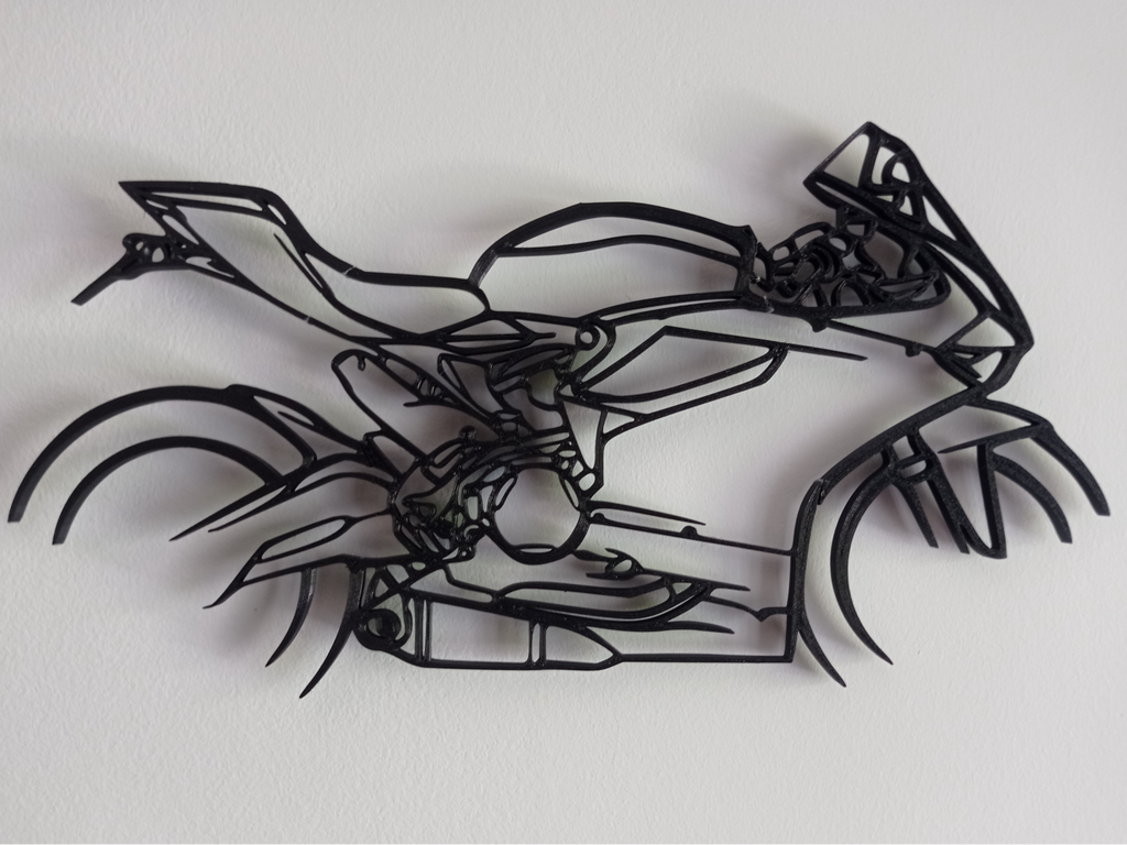 Motorbike wall_art 40cm