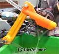 Sprinkling head for filament extrusion water cooling