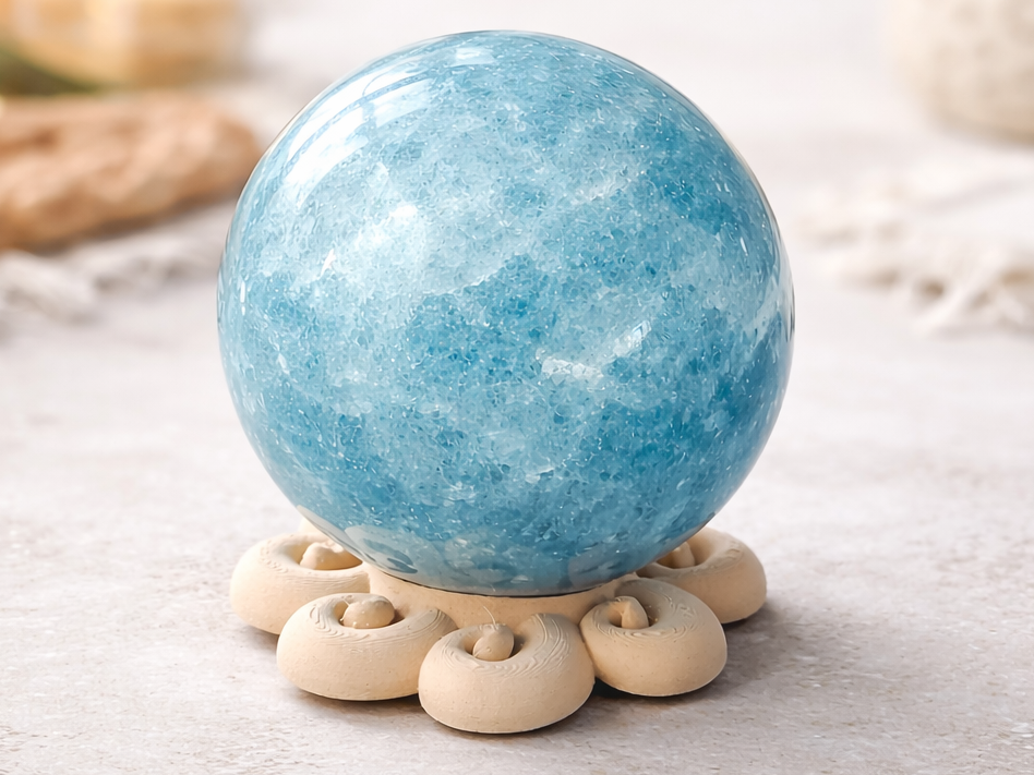 Octopus Sphere Stand | Crystal Orb Holder