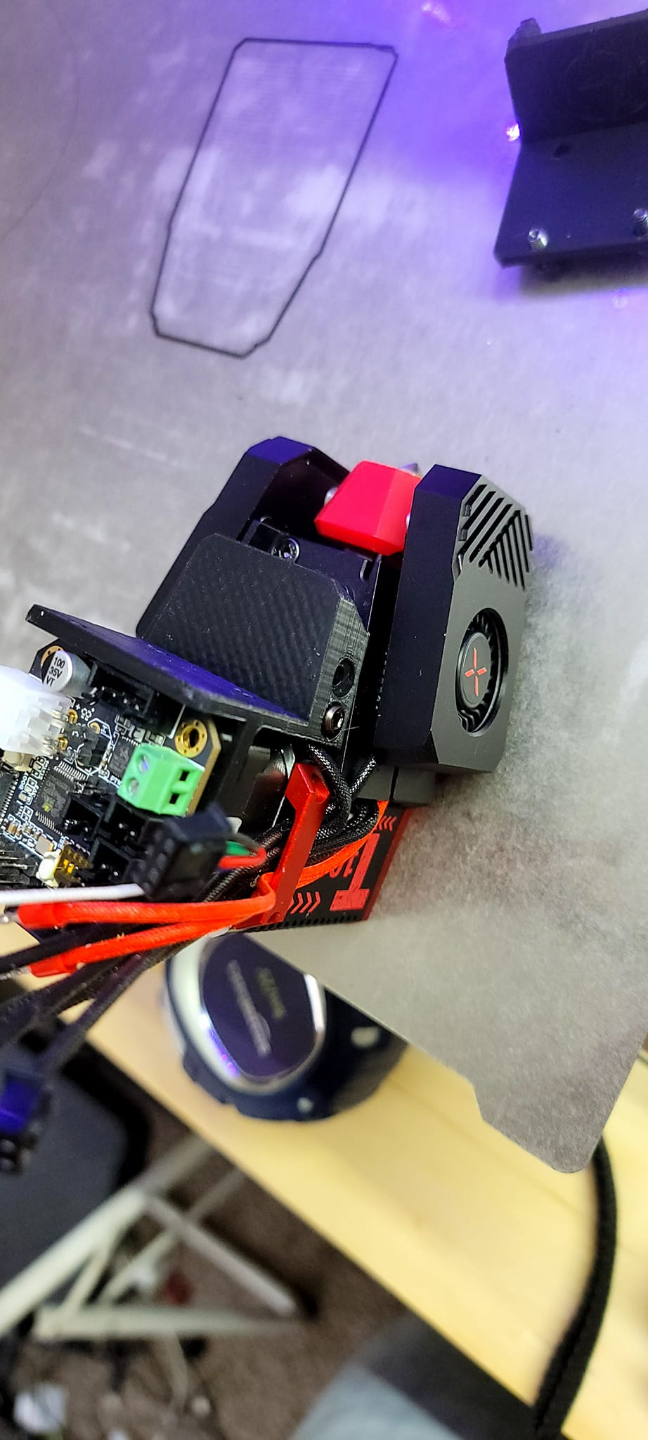 Terminator Hotend mount with EBB42 canbus support