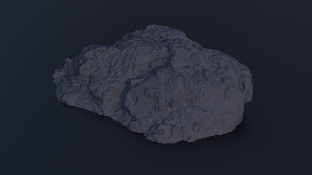 Photoscanned Rock Prop